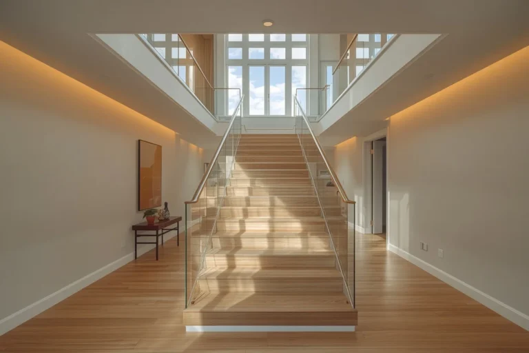 11 beautiful glass staircase railing ideas for modern interiors