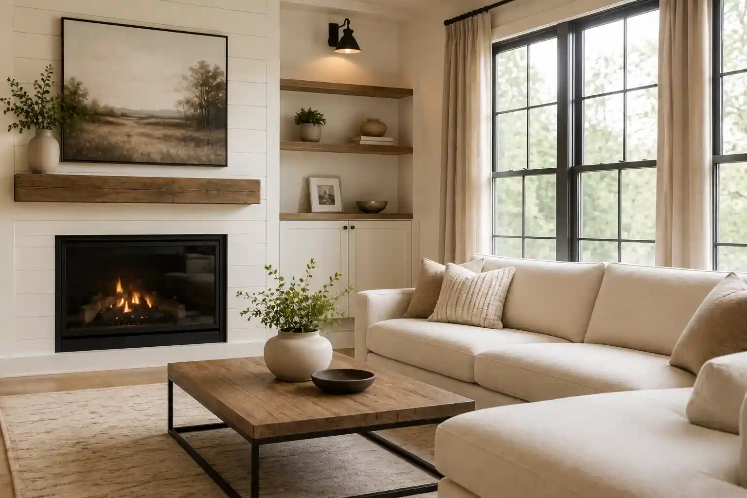 12 Farmhouse Living Room Decor Ideas to Create a Cozy Everyday Retreat