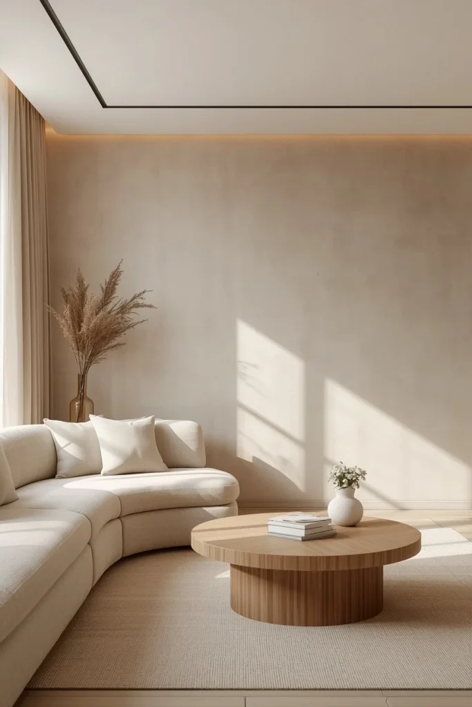 Small living room with one bare wall