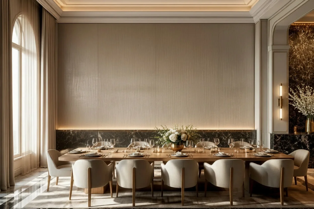 Elegant dining room wallpaper ideas for stylish spaces