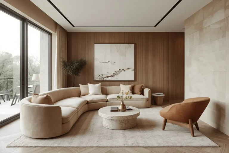 Small living room with smart space planning